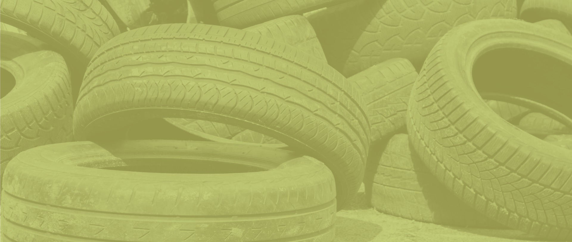 Old tires to promote SAW spring-clean-up event.