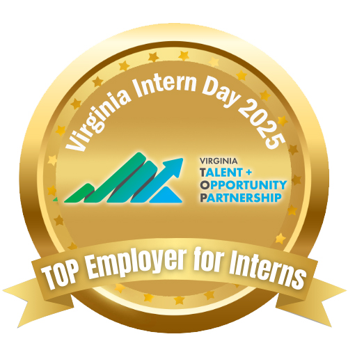 Virginia Intern Day 2025 Top Employers Badge
